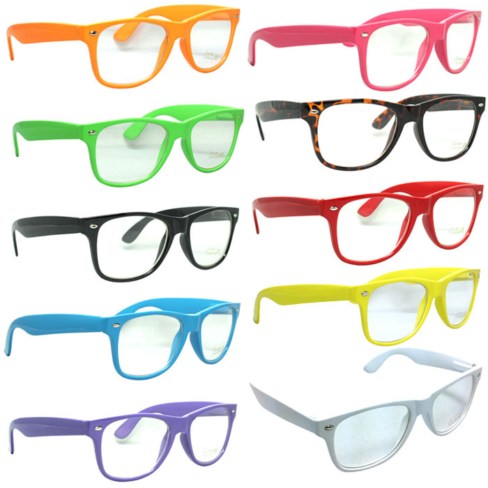 colorful frame glasses