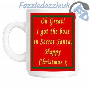 Oh Great I Got My Boss In The Secret Santa
