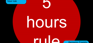 Franklin’s ‘5-Hour Rule’: How That Will Work for the Entrepreneur?