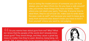 Gun Safety: Opinions of Characters from “Friends” TV Show