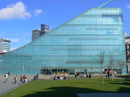 Urbis Building, Manchester, home of the National Football Museum
