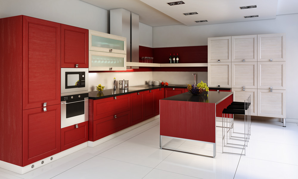 How Laying Red Surface Tiles Can Reinvigorate your Kitchen Space