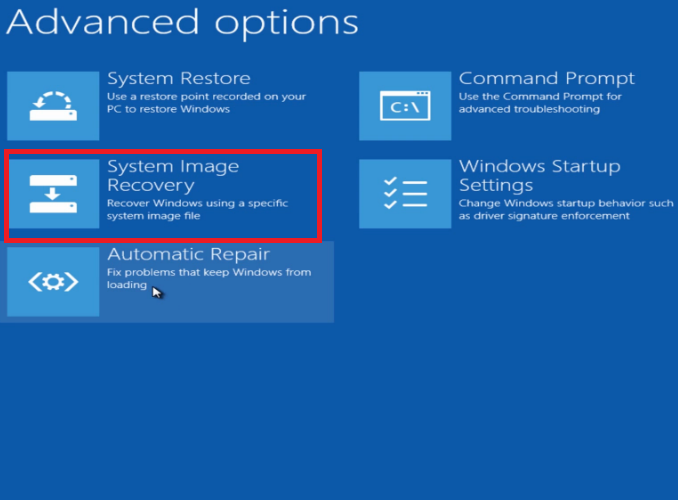 How to Restore a System Image in Windows 8