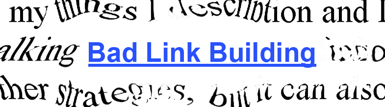 Bad Ways to Do Link Building
