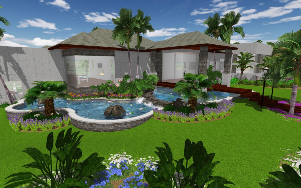 Increasing Use of 3D Architecture in Landscape Designing