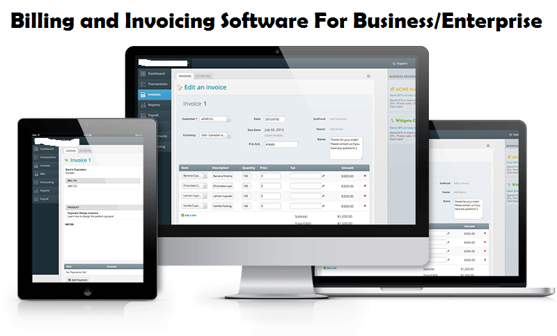 Billing and Invoicing Software-a Requirement for Small and Medium Size Enterprises