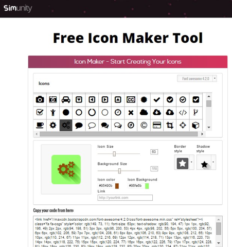 Importance of Simunity Icon Maker in Website Designing