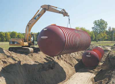 Underground Rainwater Storage tanks