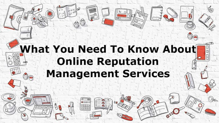 Online Reputation Management Services