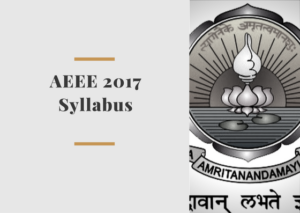 AEEE 2017 Syllabus Details Available – India