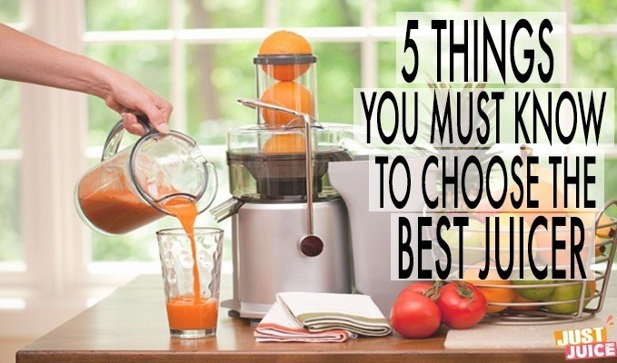 5 Things to Consider Before Buying a Juicer