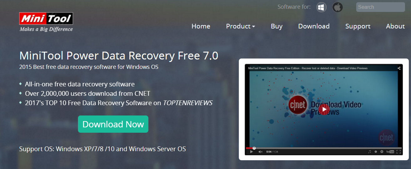 minitool power data recovery v7.0 windows 10