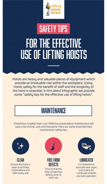 Lifting Hoist Usage Tips – Keeping Safe in the Workplace