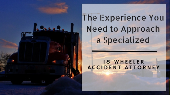 18 wheeler accident attorney