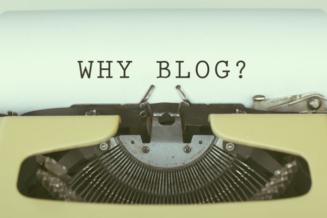 Why blogging is important