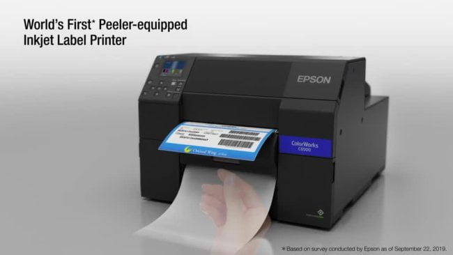 Improving Enterprise Label Printing Productivity with Epson ColorWorks CW-C6500 Color Label Printers