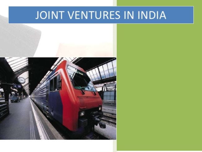 A Guide To Set Up Joint Ventures In India