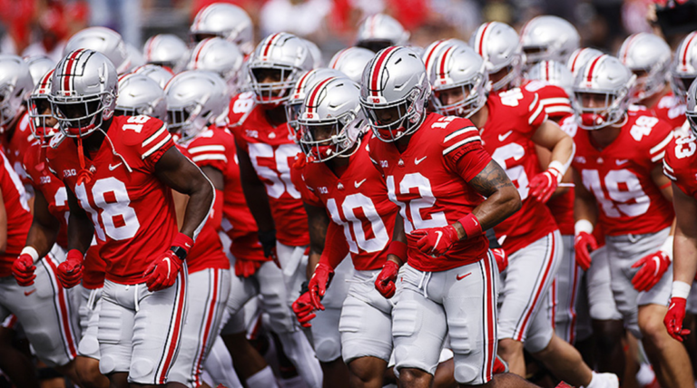 How do the Ohio State football team athletes and fans live the sports and competition?