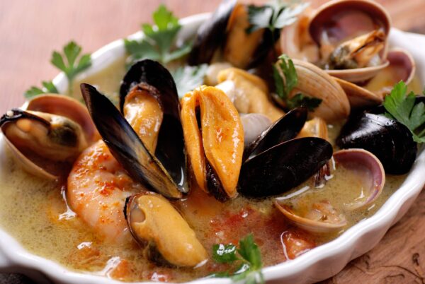 Delicious Orzo with Crab and Mussels Recipe