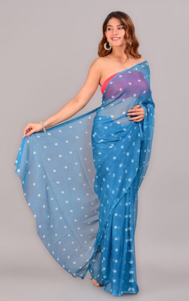 Elegance in Blue: Unveiling the Allure of Sapphire Sarees