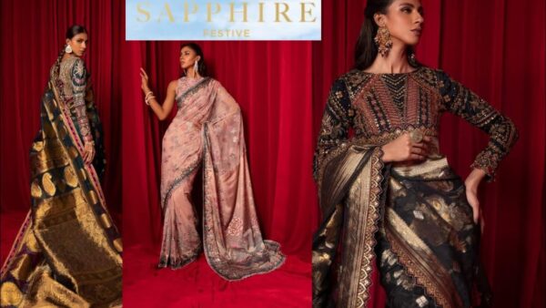 Draped in Luxury: Unveiling the Allure of Ruby-Hued Sarees